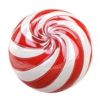 Red And White Candy Ball On Transparent Background png