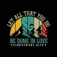 Let All That You Do Be Done In Love ,corinthiars vector
