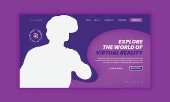 R glasses Editable square background for landing page interface design vector