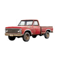 A red truck isolated on transparent background png