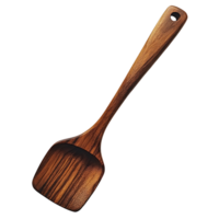 A wooden spoon isolated on transparent background png