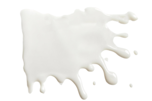A splash of milk on a black background png