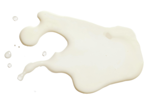 A splash of milk on a black background png