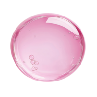 A pink bubble with bubbles on it png