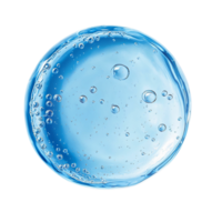 A blue bubble with bubbles floating in it png
