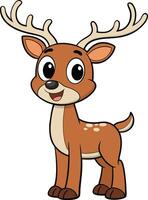 Cute little deer vector