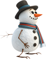 Snowman clipart spreads festive cheer and warmth in designs. . png