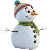 Snowman clipart adds festive cheer and warmth to winter designs. . png