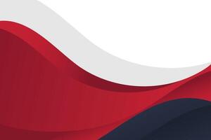 liquid gradient background with red and navy colour vector