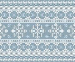 Cozy winter pattern featuring snowflakes and leaves in blue and white. Perfect for festive designs vector