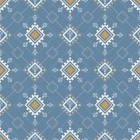 Geometric pattern in dark blue with white and gold accents, creating stylish design vector