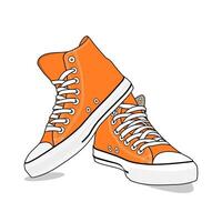 Shoe Hight Image And Illustration vector
