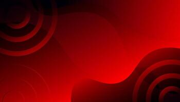 Red abstract background. Dynamic shapes composition vector