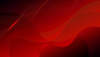 Abstract Geometric modern with Red color wave background for template. background for posters, placards, brochures, banners, headers, covers vector