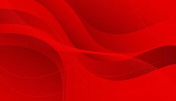 abstract red wavy background vector