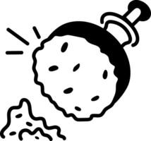 Polvoron icon in hand drawn style vector