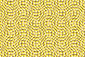 simple abstract brown yellow color creative smooth check plaid line pattern seamless pattern with a yellow zigzag on a yellow background vector