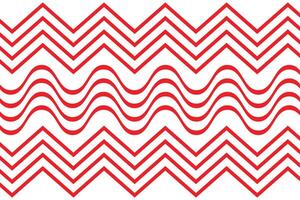 simple abstract red color zig zag line pattern a picture of a wave with a red zigzag pattern vector