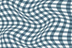simple abstract creative check plaid wavy pattern a blue and white background with many lines vector