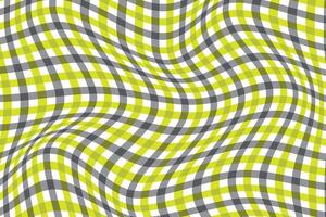 simple abstract yellow grey color check plaid wavy distort line pattern a seamless pattern of green and white stripes with a pattern of squares vector