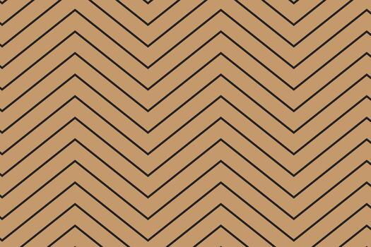 sencillo resumen negro marrón color geométrico zig zag modelo sin costura geométrico modelo con el líneas de el palabra en marrón vector