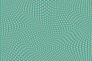 simple abstract brown color small square wavy distort pattern on fest color background a green background with a pattern of circles in blue and green vector