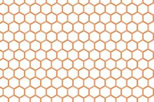simple abstract light dark orange color hexagon polygon honeycomb pattern seamless pattern of a honeycomb with orange squares on a white background vector