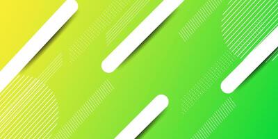 Abstract dynamic green gradient illustration background with simple rectangle shadow pattern. Futuristic and luxury design. Eps10 vector