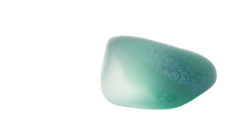 A Beautiful Piece of Frosted Sea Glass Perfect for Crafting and Decorative Use in Coastal-Themed Projects or Artworks. png