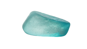 High-Quality Image of a Smooth Frosted Sea Glass Piece Perfect for Beach-Themed Designs and Crafts. png