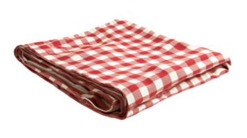 Red and White Checkerboard Picnic Cloth Perfect for Outdoor Dining, BBQs, and Summer Gatherings with Friends and Family. png