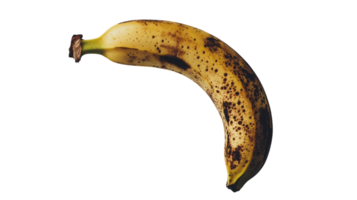 A Close-Up View of a Ripe Banana with a Peeled Back Section Perfect for Healthy Snack Ideas and Culinary Presentation. png