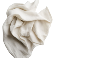 A Simple Cloth Napkin Folded Neatly on a White Surface Perfect for Elegant Dining and Table Settings. png