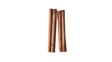 A Single Cinnamon Stick Isolated on a White Background, Perfect for Culinary and Aromatic Illustrations, Enhancing Your Food-Related Designs with Natural Elements. png
