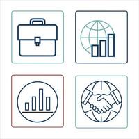 Simple Web Icons Library vector