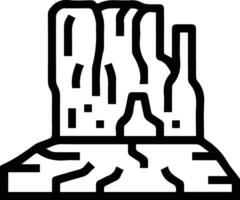A black and white drawing of a castle vector