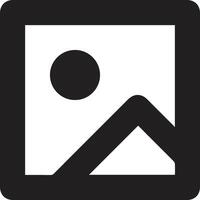 The icon for a photo on a white background vector
