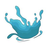 Creative Splash Pattern in Water vector