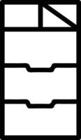 File cabinet icon vector