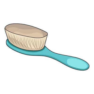 illustration of Baby Hairbrush