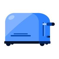 bread Toaster on a white background vector