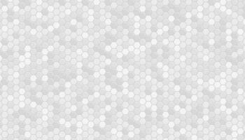 White and gray hexagon pattern texture background. Abstract 3D geometric shape background. vector