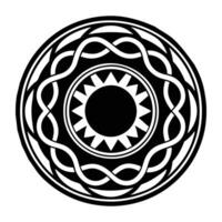 A filled style icon of the endless circle vector