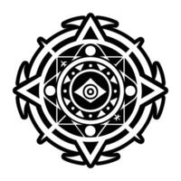 A filled style icon of the endless circle vector