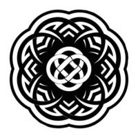 A glyph style icon of the magic sigil vector