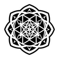 A filled style icon of the power rune vector