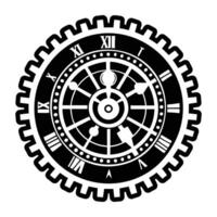 A glyph style icon of the rune sigil vector