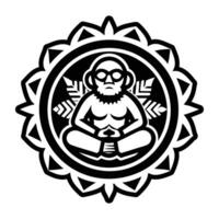 A glyph style icon of feeling high symbol vector