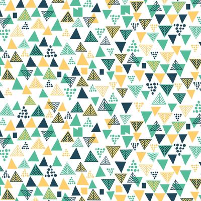 Colorful Triangles in Abstract Pattern