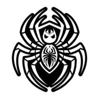 Spider tattoo design vector